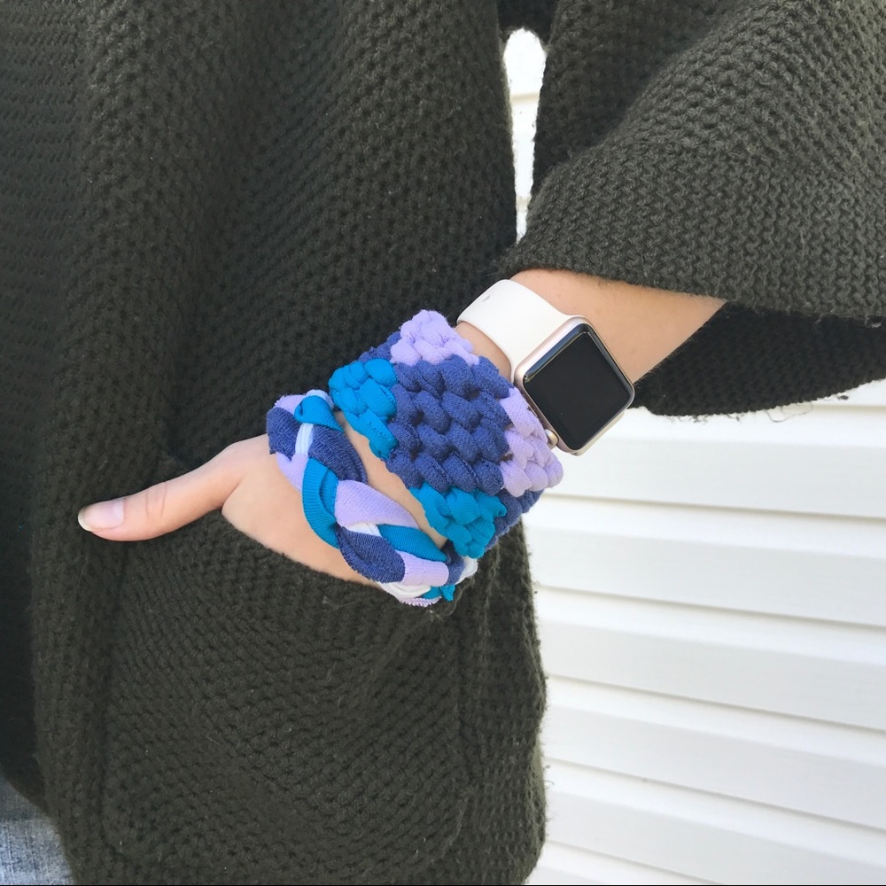 Handmade T-shirt Bracelet